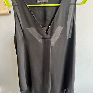 Banana Republic Black Sheer Blouse